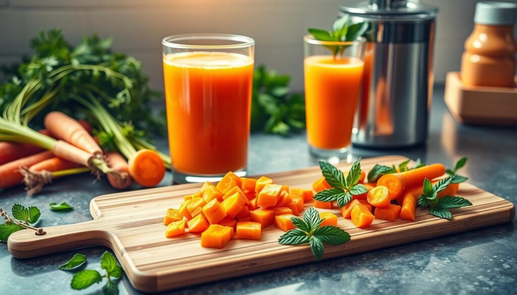 Carrot Juice Ingredients and Preparation