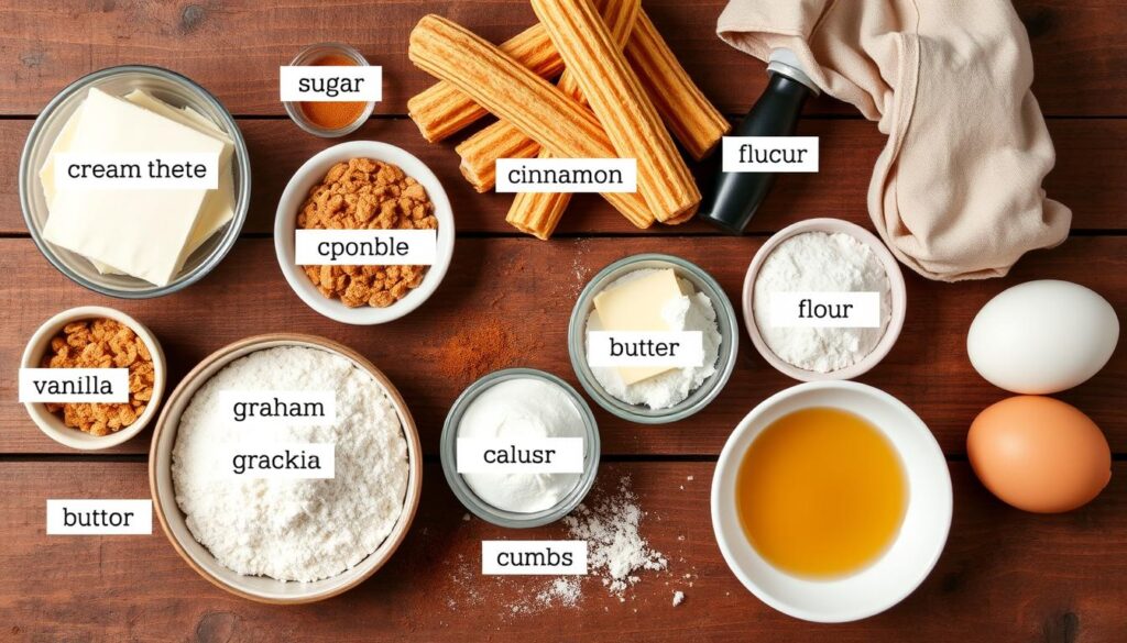 Churro Cheesecake Ingredients