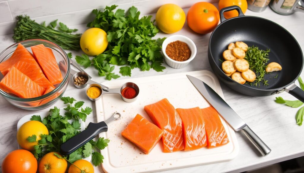 Kitchen Tools for Salmon Bites