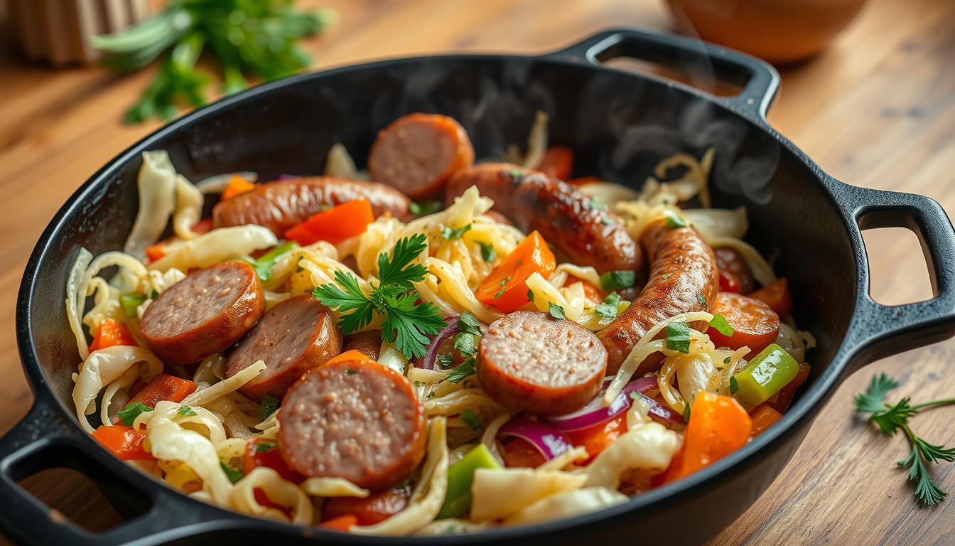 cabbage sausage recipe