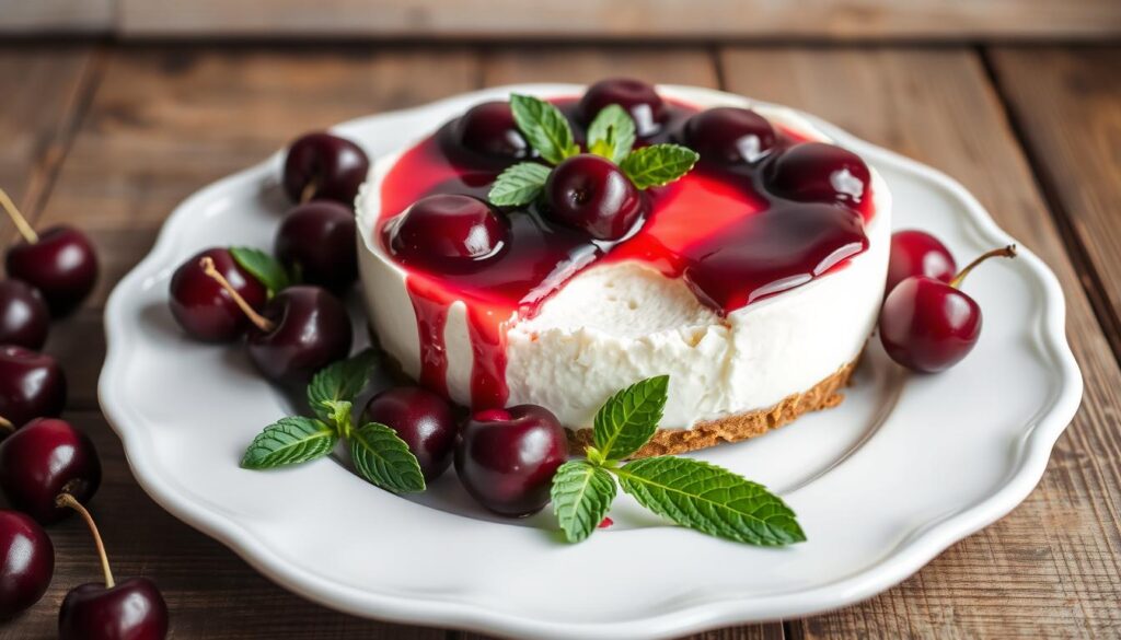 no bake cherry cheesecake