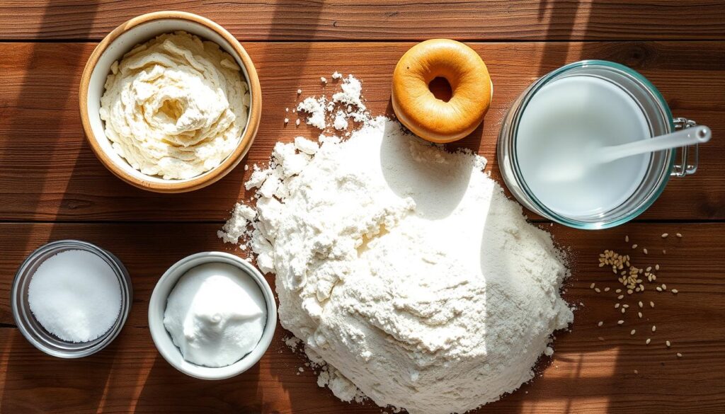 sourdough bagel ingredients