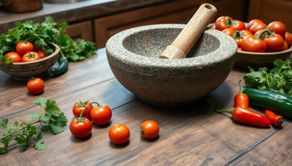 traditional mortar and pestle