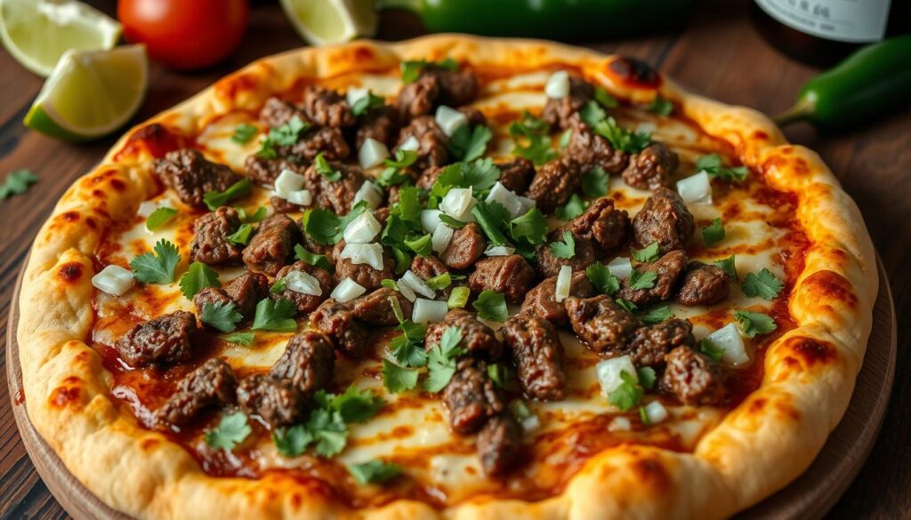 Birria Pizza Fusion Dish